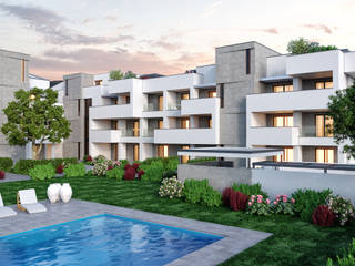 Rendering esterni, Riccardo Mattavelli Riccardo Mattavelli Modern houses