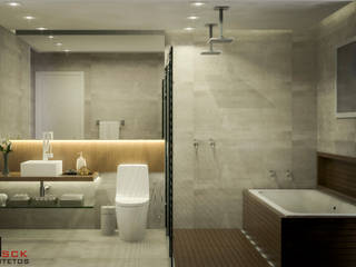 Projeto de Reforma Residencial, SCK Arquitetos SCK Arquitetos Modern bathroom Concrete