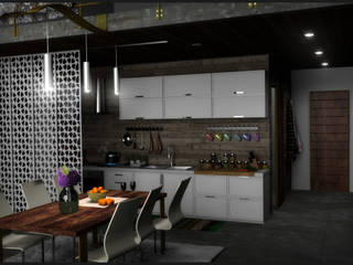 OldHouse, Carmelo Privitera Architectural Designer freelancer Carmelo Privitera Architectural Designer freelancer Industrial style kitchen