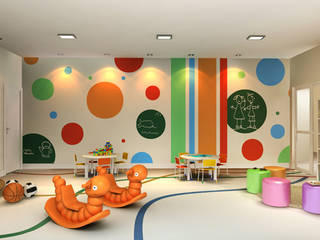 Brinquedotecas, Híbrida Arquitetura, Engenharia e Construção Híbrida Arquitetura, Engenharia e Construção Modern Spa