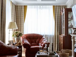 Квартира в ЖК «Лосиный остров» - Античное великолепие, Вира-АртСтрой Вира-АртСтрой Classic style living room