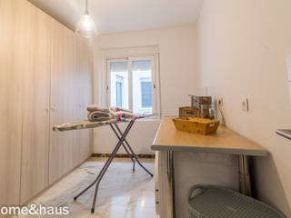 Reportaje fotográfico en piso reformado en Granada, Home & Haus | Home Staging & Fotografía Home & Haus | Home Staging & Fotografía Cuisine moderne Blanc