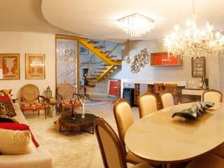 Projeto residencial toque de clássico, Artenova Interiores Artenova Interiores Dining room