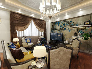 لقطات بسيطة من تصميماتنا الداخلية, EHAF Consulting Engineers EHAF Consulting Engineers Living room