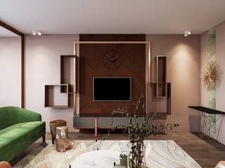 Гостиная для семьи, Tina Gurevich Tina Gurevich Living room Wood Wood effect