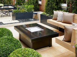 Bahama Gas Fire Table - Knightsbridge, Rivelin Rivelin حديقة جرانيت