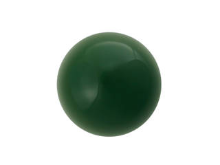 Ceramic handle -ROUND 3,5 cm - emerald green, Viola Ceramics Studio Viola Ceramics Studio Kitchen Ceramic