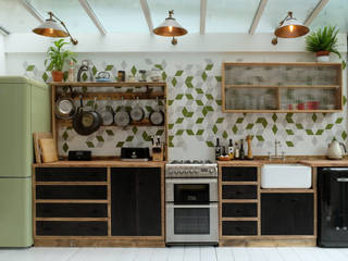 CLAPTON KITCHEN - LONDON E5, Relic Interiors kitchens and furniture Relic Interiors kitchens and furniture インダストリアルデザインの キッチン