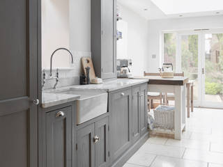 Twickenham Purdom's Bespoke Furniture KitchenCabinets & shelves Wood Grey