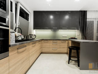 Modern kitchen, PPHU BOBSTYL PPHU BOBSTYL Nhà bếp phong cách hiện đại MDF Multicolored