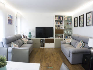 La vivienda de Teresa y Jose Luis, Emmme Studio Interiorismo Emmme Studio Interiorismo Modern living room