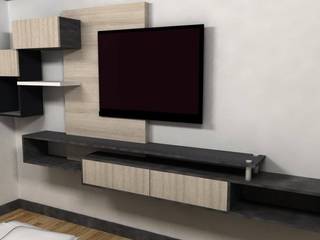 mobiliario hogar, Camargo estudio creativo Camargo estudio creativo Media room Wood Wood effect