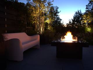 Manhattan Gas Fire Table - France, Rivelin Rivelin Taman Modern