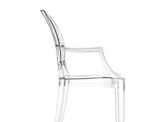 Chaise Louis Ghost - Kartell, Création Contemporaine Création Contemporaine Інші кімнати Пластик