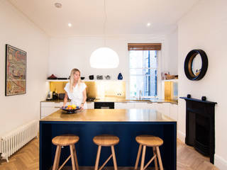 HAMPSTEAD APARTMENT, Bradley Van Der Straeten Architects Bradley Van Der Straeten Architects Dapur Modern