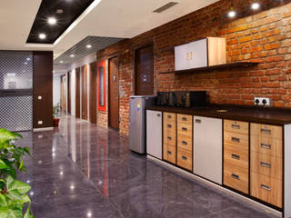 Brittanica Office Space, Praxis Design & Building Solutions Pvt Ltd Praxis Design & Building Solutions Pvt Ltd Комерційні приміщення Дерево Дерев'яні