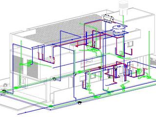 Projeto Hidrossanitário Residencial (executado com software BIM), Dalle Molle & Raphalski Engenheiros Associados Dalle Molle & Raphalski Engenheiros Associados