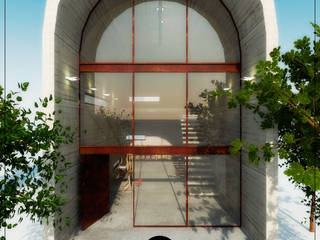 Visualizacion 3D - Taller de Arte, Polygon Arquitectura Polygon Arquitectura Industrial style houses