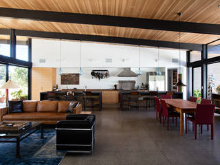 Sacramento Modern Residence by Klopf Architecture, Klopf Architecture Klopf Architecture Modern living room