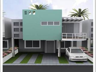 CONJUNTO RESIDENCIAL SANTA MARIA VILLAGE, ARQUITECTURA DIGITAL ARQUITECTURA DIGITAL Modern home Concrete Green