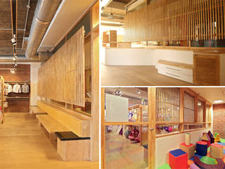 Magic Threads -Kids Boutique and Activity Center, STUDIO MOTLEY STUDIO MOTLEY Commercial spaces Wood Wood effect