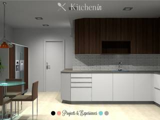 Projeto CS - S.Félix da Marinha, Kitchen In Kitchen In Cocinas de estilo moderno Aglomerado