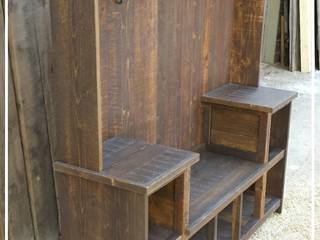 MUEBLE RECIBIDOR, Pequeños Proyectos Pequeños Proyectos Rustykalny salon Drewno O efekcie drewna