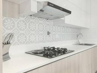 Cocina Cibeles, CONTRALUZ MOBILIARIO Y DISEÑO INTERIOR CONTRALUZ MOBILIARIO Y DISEÑO INTERIOR مطبخ أبلكاش