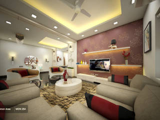 Feel Fresh with Vibrant Design, Premdas Krishna Premdas Krishna Modern living room