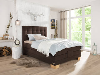 Boxspring-Kollektion 2017, Schlaraffia Schlaraffia Camera da letto in stile industriale