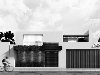 CASA EF, Besana Studio Besana Studio Minimalistische Häuser Weiß