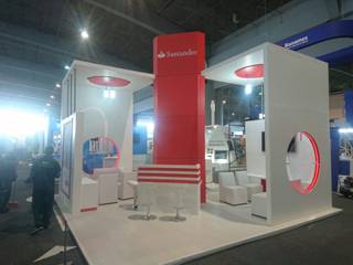 STAND STA FE SANTANDER, ART DESIGN ART DESIGN Oficinas de estilo moderno