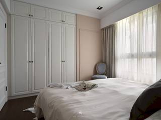 M．Maisonnette, 理絲室內設計有限公司 Ris Interior Design Co., Ltd. 理絲室內設計有限公司 Ris Interior Design Co., Ltd. Phòng ngủ phong cách đồng quê White