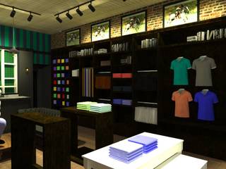 Diseño Interior y remodelación integral de una boutique de ropa deportiva, MRamos MRamos