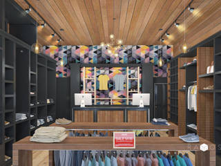 Diseño Interior y remodelación integral de una boutique de ropa deportiva, MRamos MRamos