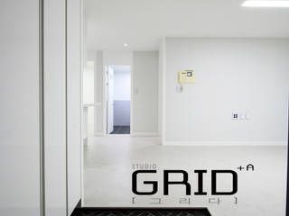 부천 중동 중동대림 아파트 23평형 인테리어, Design Studio Grid+A Design Studio Grid+A Ingresso, Corridoio & Scale in stile moderno