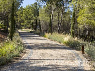 BEAURECUEIL - Jardin au pied de la Sainte Victoire, Agence MORVANT & MOINGEON Agence MORVANT & MOINGEON 庭院