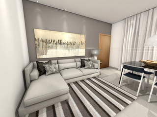 Apartamento Americana/SP, Gustavo Bodini | Designer de Interiores Gustavo Bodini | Designer de Interiores Modern living room