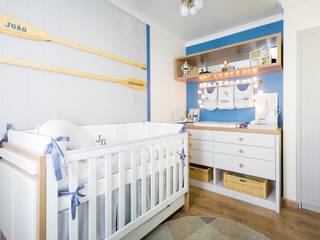 Apartamento Brooklin II - Zona Sul - São Paulo/SP, Lorenza Franceschi Arquitetura e Design de Interiores Lorenza Franceschi Arquitetura e Design de Interiores Nursery/kid’s room Natural Fibre Beige