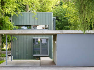 HAUS AM SEEUFER, ARCHITEKTEN GECKELER ARCHITEKTEN GECKELER Casas de estilo minimalista Concreto