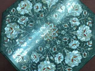 Marble inlay tabletops handicrafts , Touseef international Touseef international