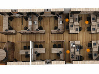 @tresarquitectos Industrial style offices & stores