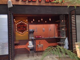 JUICY LUCY _ Plaza Pakita @tresarquitectos Espacios comerciales Restaurantes