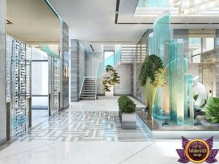 ​Futurism in interiors of Katrina Antonovich, Luxury Antonovich Design Luxury Antonovich Design Modern Corridor, Hallway and Staircase