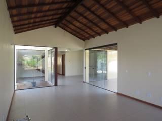 Casa Caravelas, Aroeira Arquitetura Aroeira Arquitetura Tropische Wohnzimmer