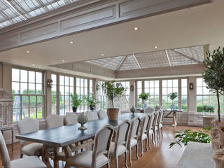 Beautiful Orangery on a Yorkshire hunting lodge, Vale Garden Houses Vale Garden Houses Classic style conservatory