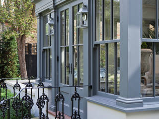 Dual Level Orangery and Rooflights Transform a London Townhouse, Vale Garden Houses Vale Garden Houses 에클레틱 온실