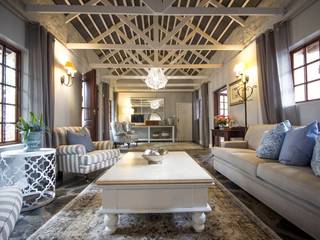 White River Manor, Principia Design Principia Design Country style living room