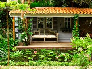 prieel voor in de tuin, Studio Kuin BNI Studio Kuin BNI Nhà phong cách mộc mạc