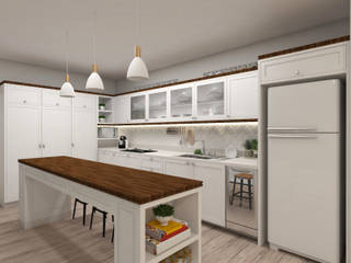 Cozinha Clássica, Vitral Studio Arquitetura Vitral Studio Arquitetura Cocinas de estilo clásico